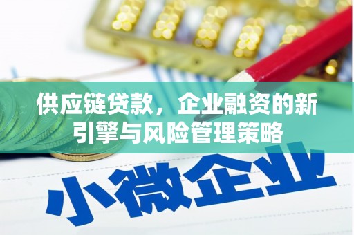 栾城供应链贷款，企业融资的新引擎与风险管理策略