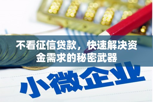 栾城不看征信贷款，快速解决资金需求的秘密武器