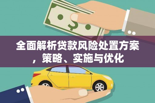 栾城全面解析贷款风险处置方案，策略、实施与优化