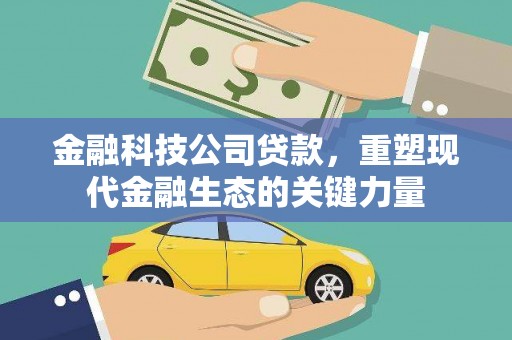 栾城金融科技公司贷款，重塑现代金融生态的关键力量