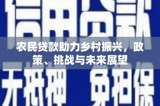 栾城农民贷款助力乡村振兴，政策、挑战与未来展望