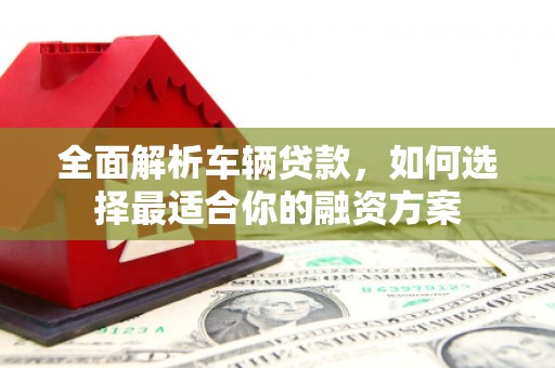 栾城全面解析车辆贷款，如何选择最适合你的融资方案