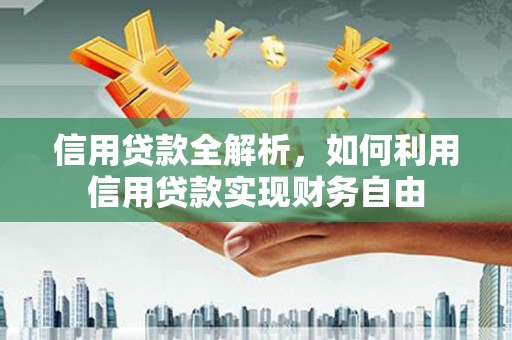 栾城信用贷款全解析，如何利用信用贷款实现财务自由